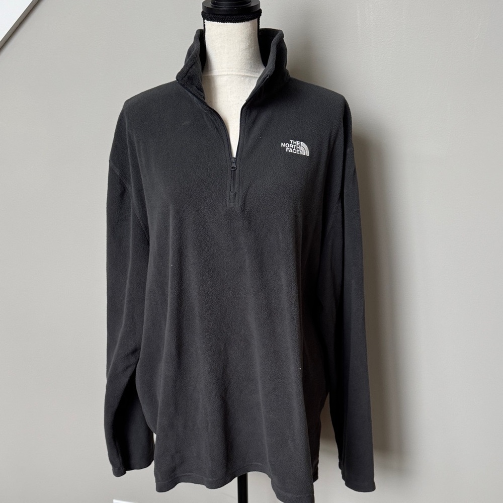 The North Face Charcoal Quarter-Zip Fleece